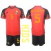 Cheap Belgium Jan Vertonghen #5 Home Football Kit Children World Cup 2022 Short Sleeve (+ pants)